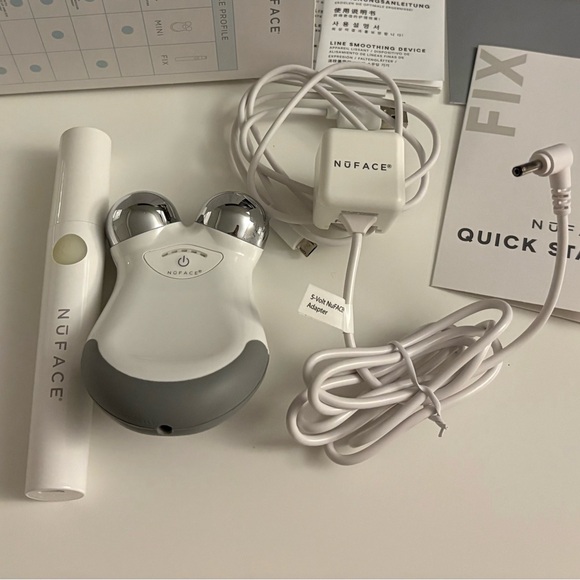 NuFace Mini Facial Toning Device and FIX line smoothing device